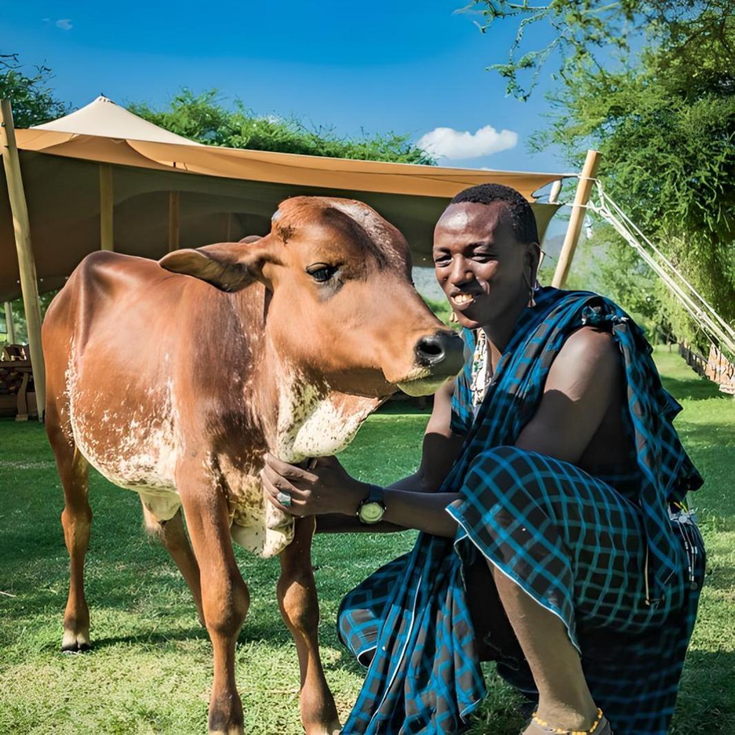 Lake Natron Maasai Giraffe Eco Lodge And Camping Mtowabaga Dış mekan fotoğraf